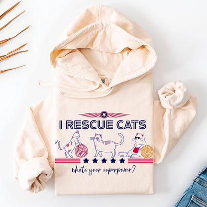 I Rescue Cats Hoodie