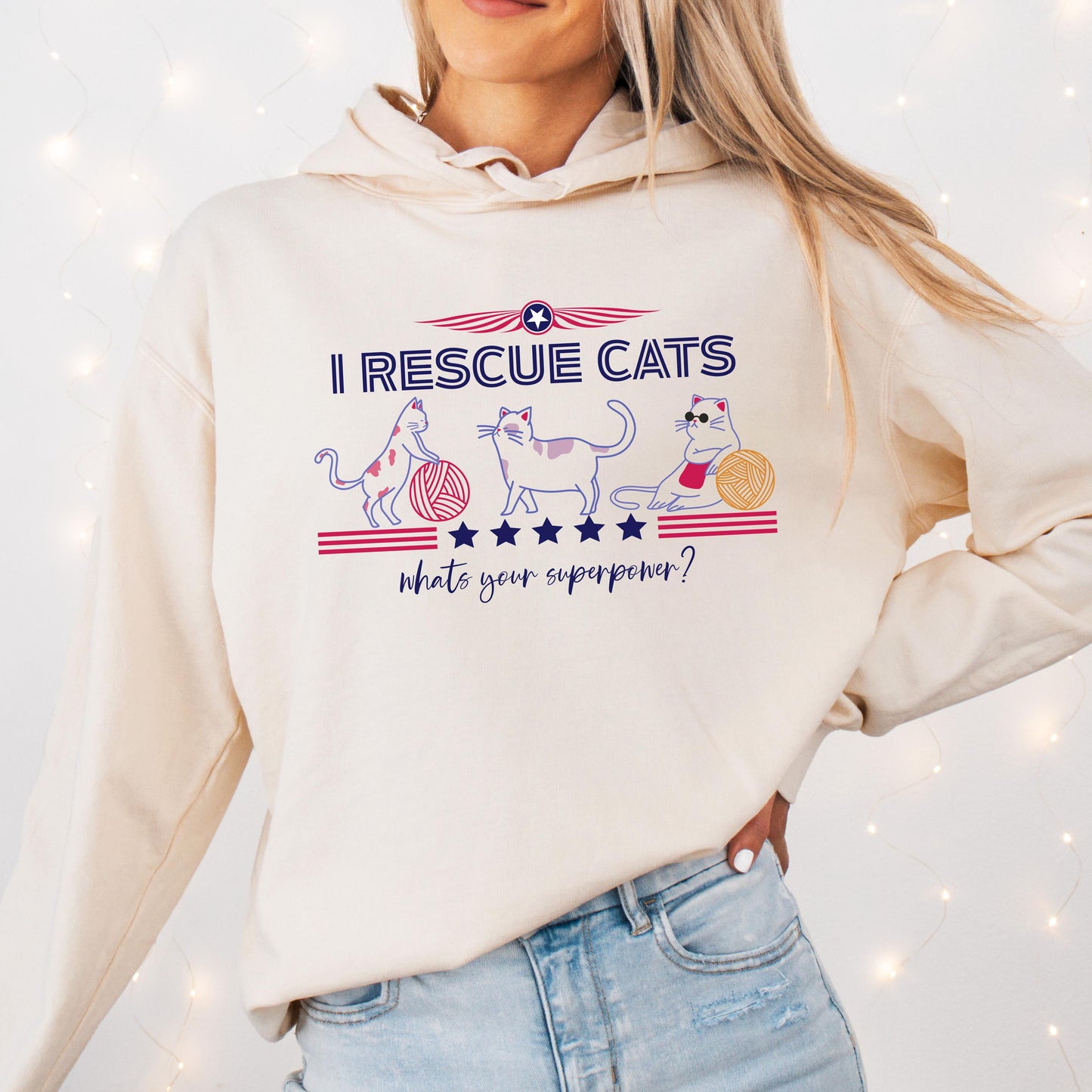 I Rescue Cats Hoodie