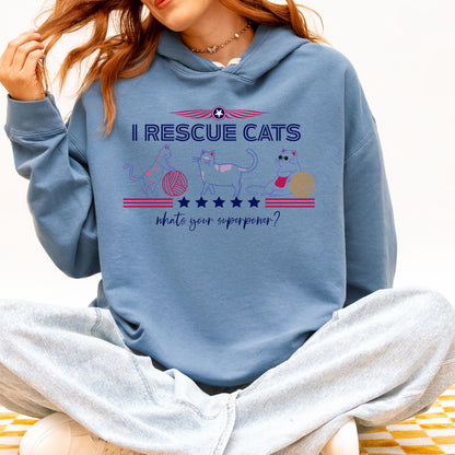 I Rescue Cats Hoodie