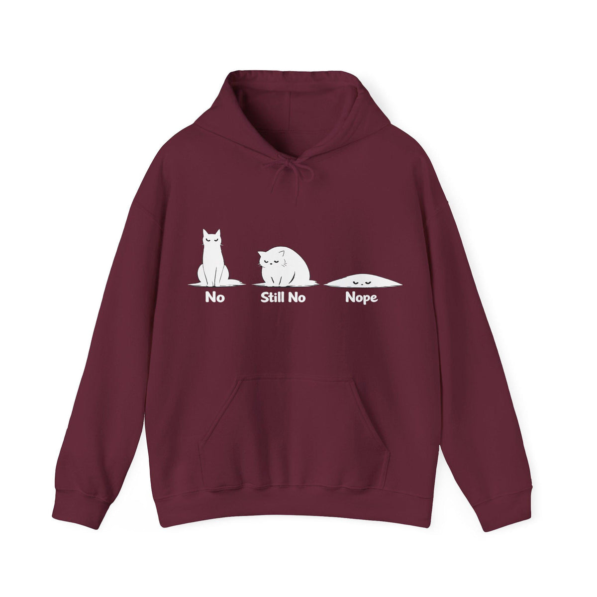 No Still No Nope Cat Hoodie