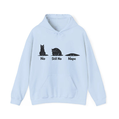No Still No Nope Cat Hoodie