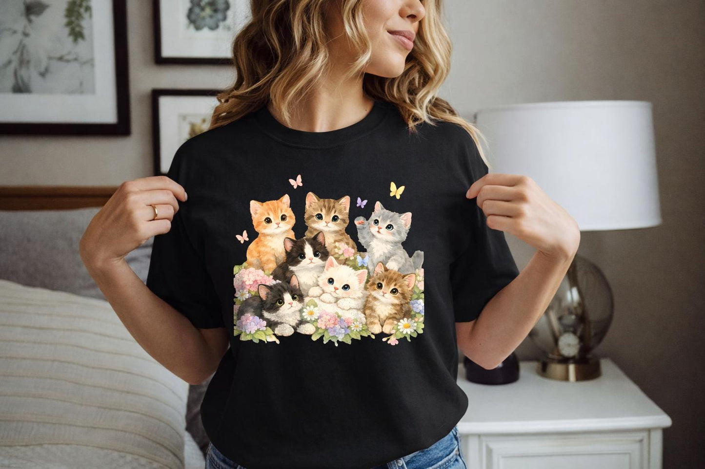 Cute Kitten Graphic Shirt