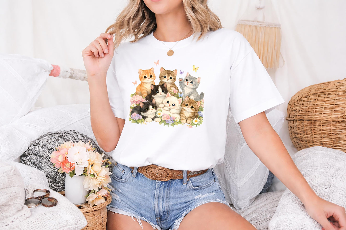 Cute Kitten Graphic Shirt