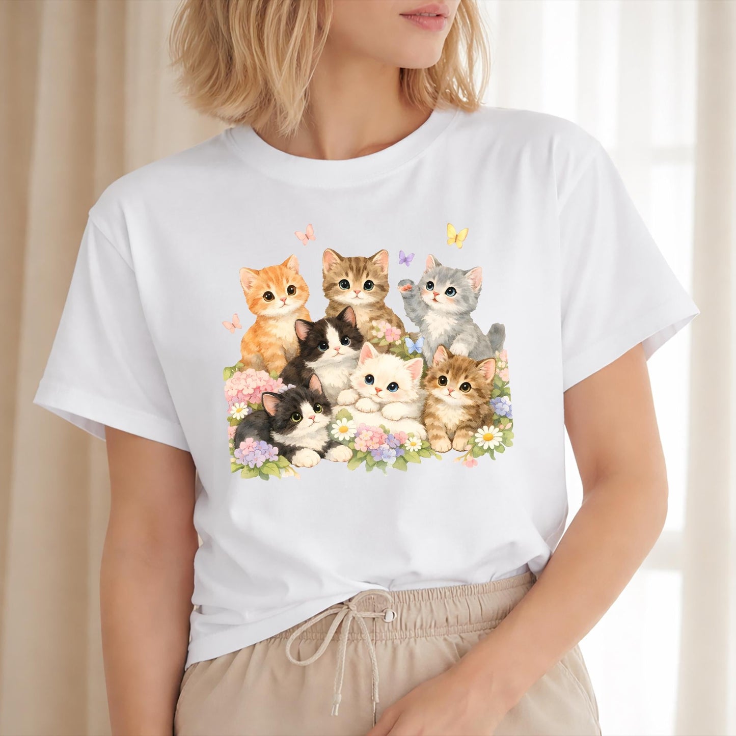 Cute Kitten Graphic Shirt