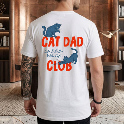 Cat Dad Club T-Shirt 6