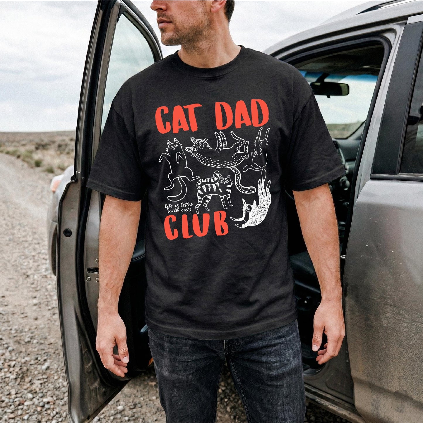 Cat Mom Club Tee New