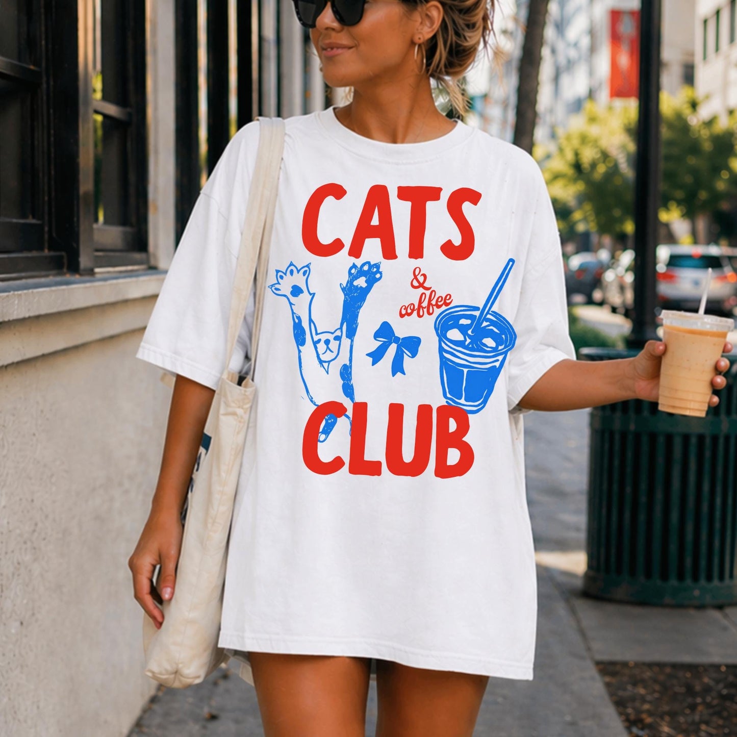 Cats & Coffee Summer T-Shirt V2