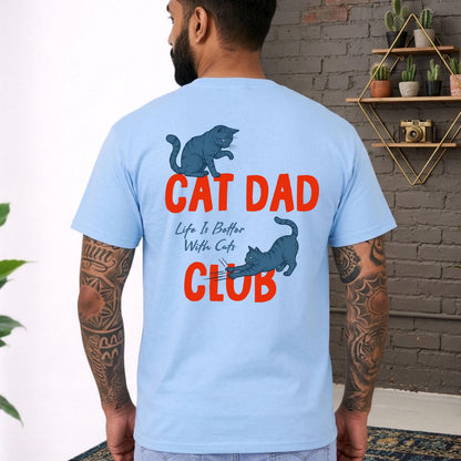 Cat Dad Club T-Shirt 6