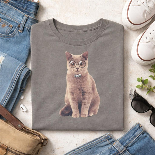 British Shorthair Cat T-Shirt