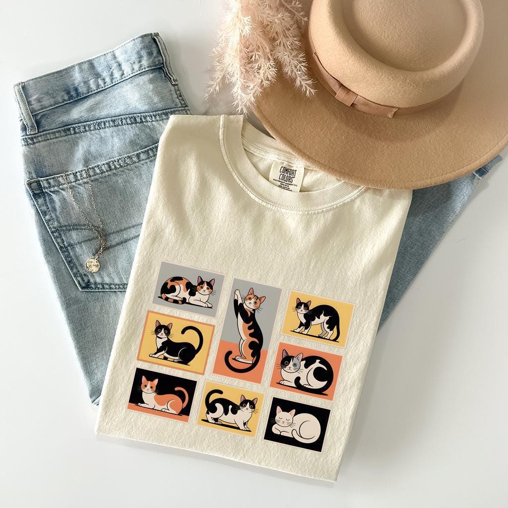 Cat Retro T-Shirt 2