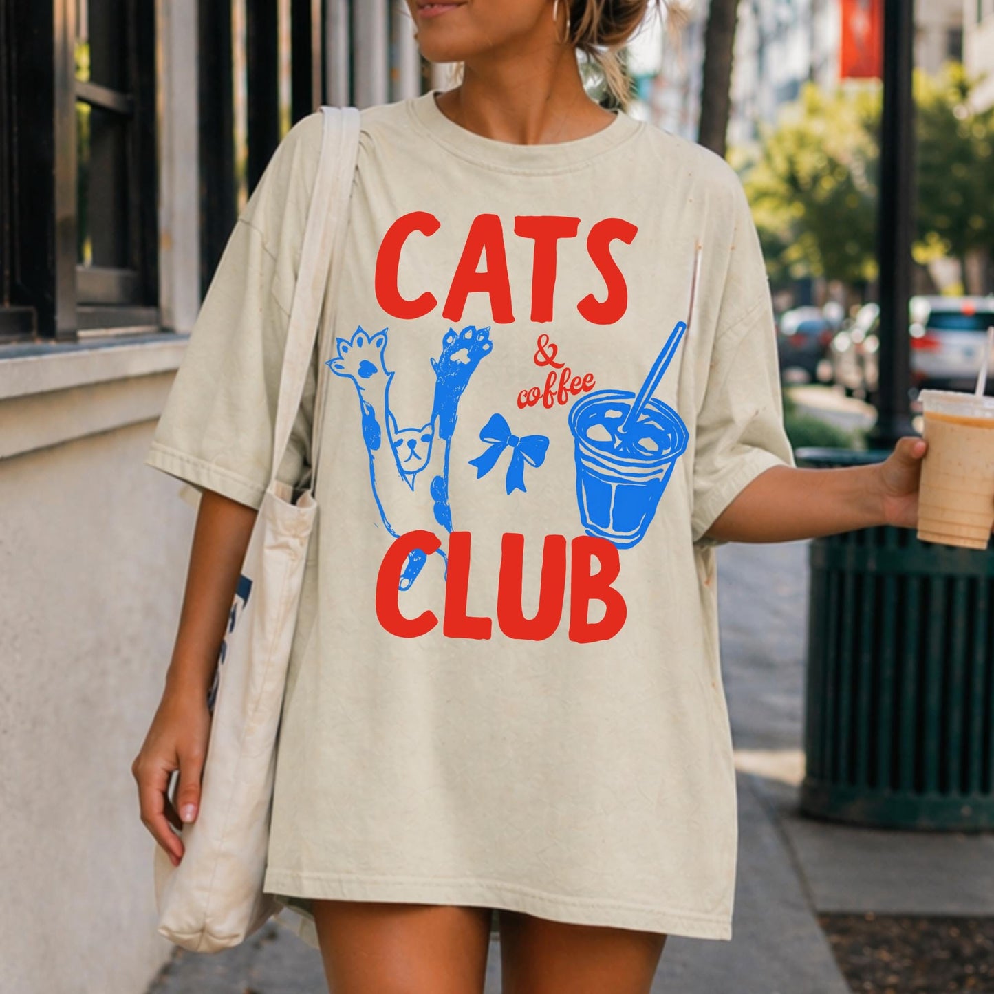 Cats & Coffee Summer T-Shirt V2