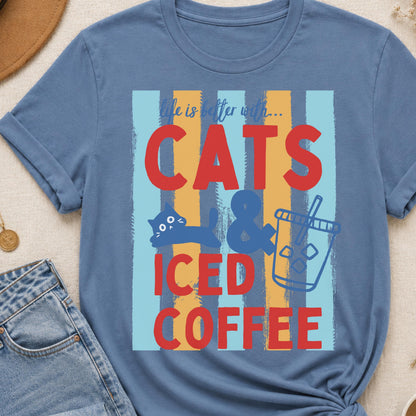 Cats & Coffee Summer T-Shirt V1