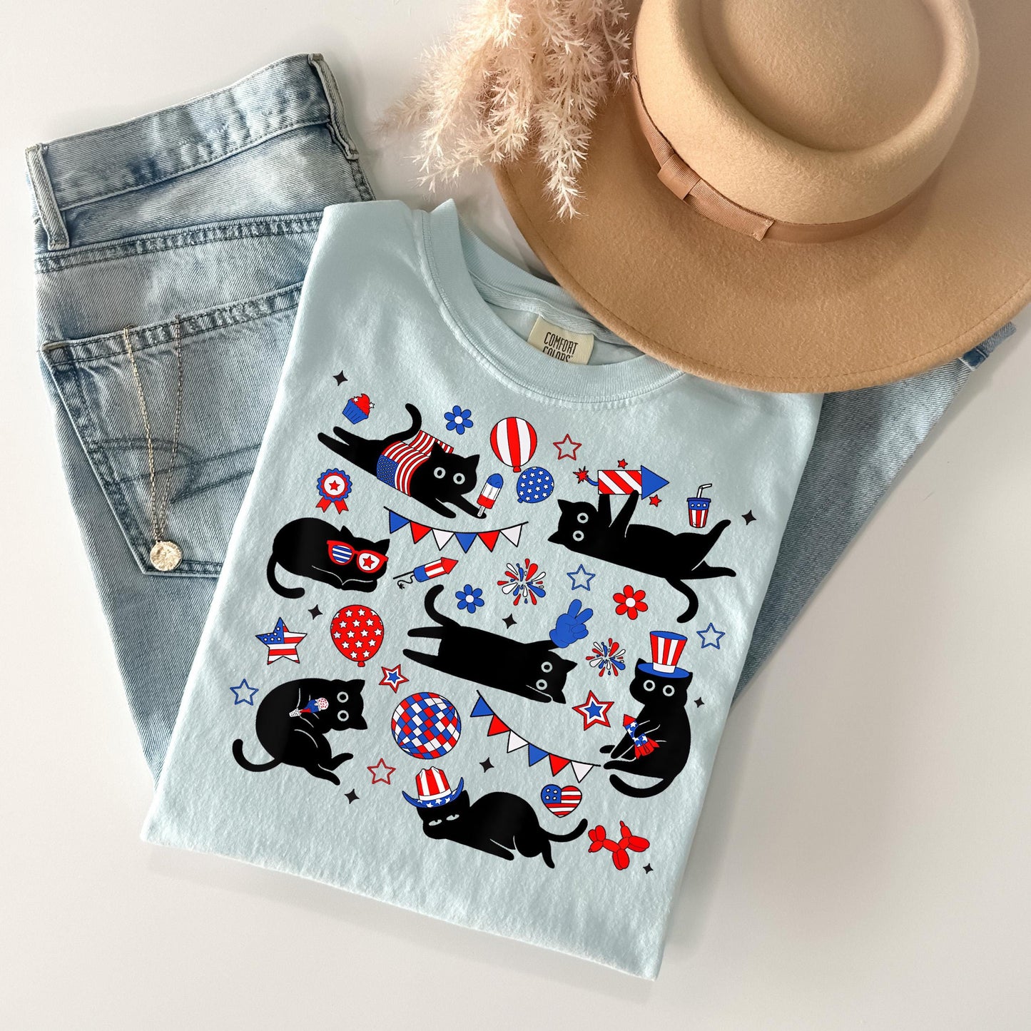 4th of July Cat Shirt