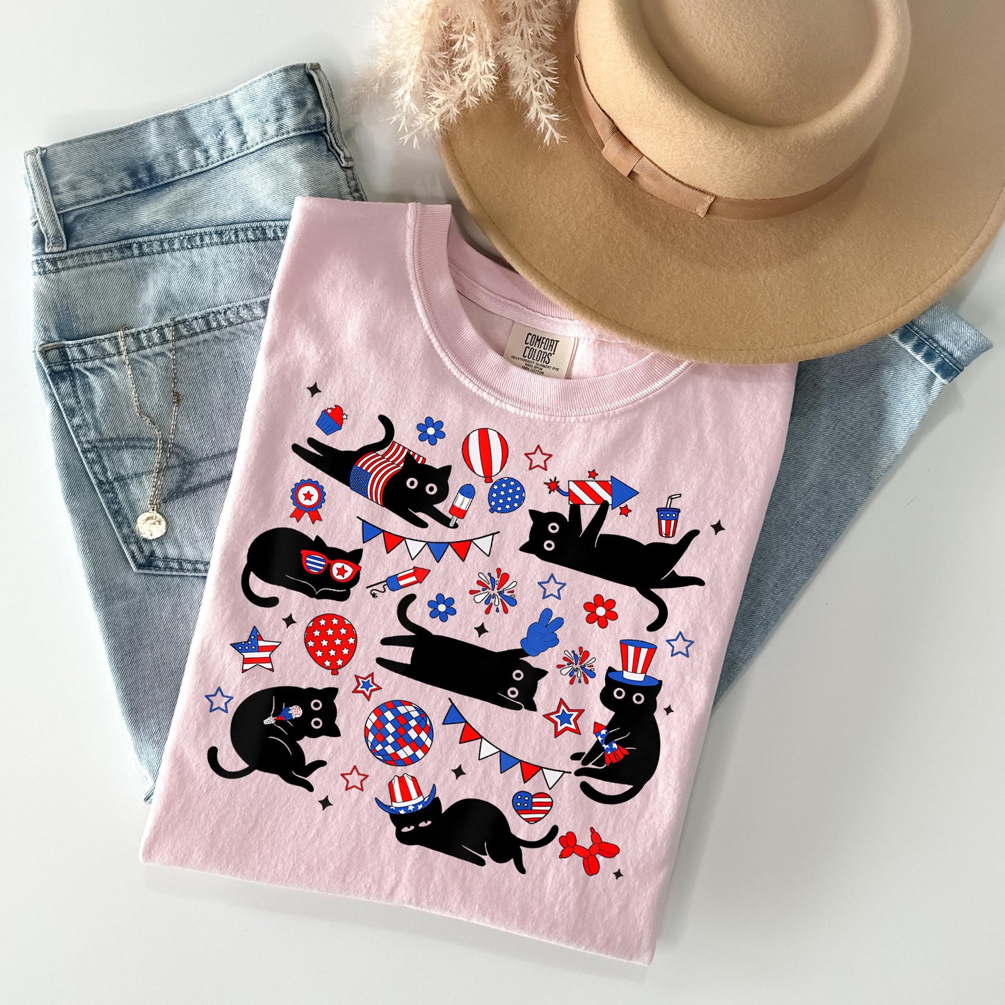 4th of July Cat Shirt