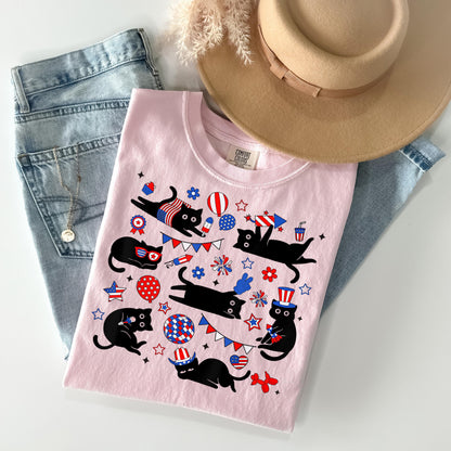 4th of July Cat Shirt