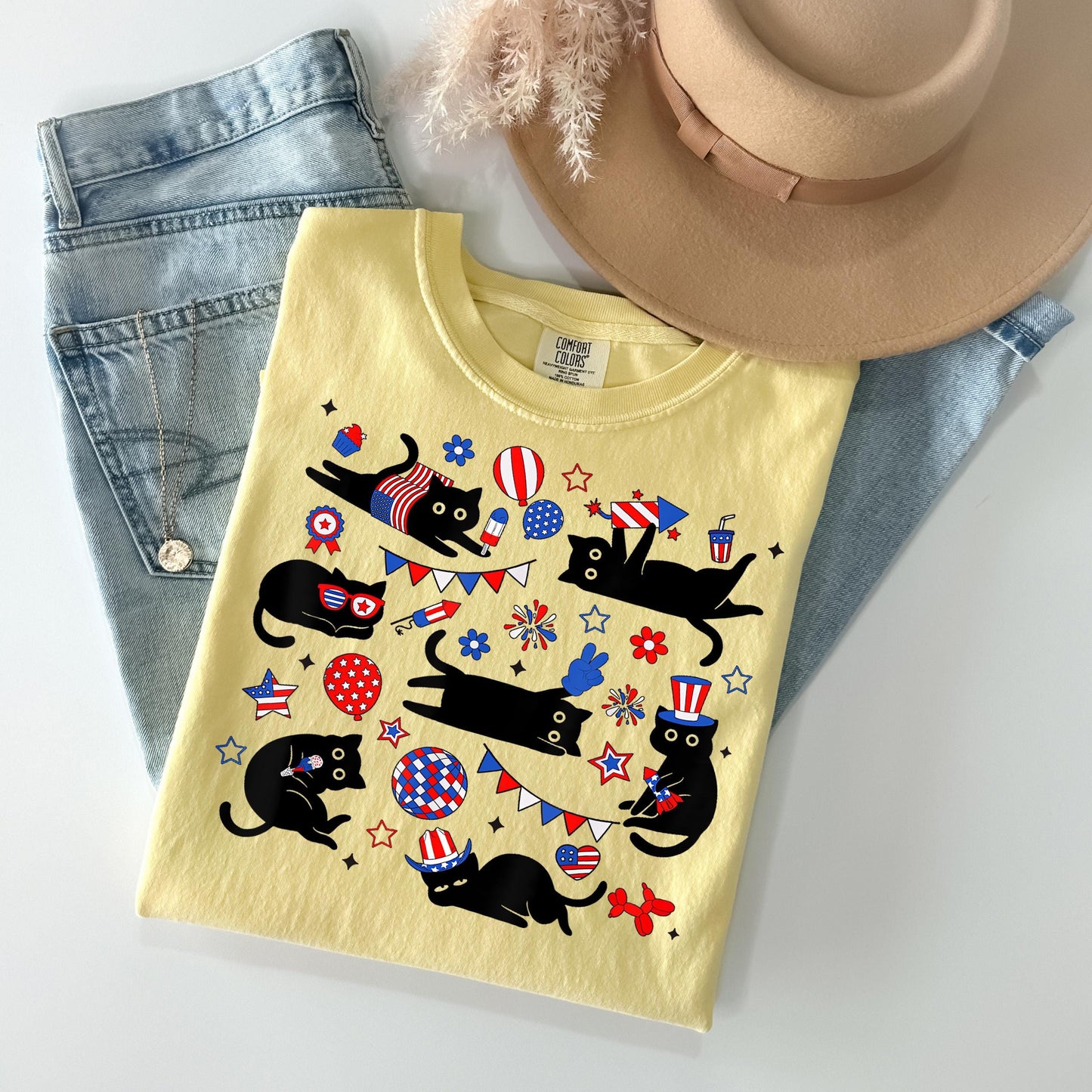 4th of July Cat Shirt