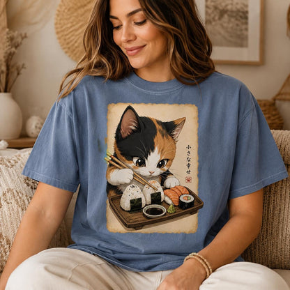 Calico Cat Sushi Shirt