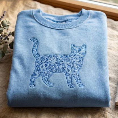 Vintage 90s Cat Sweatshirt