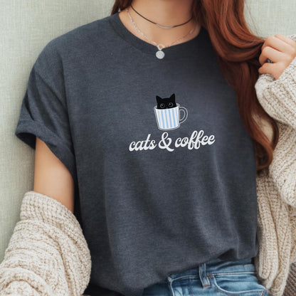 Cats And Coffee Shirt V1