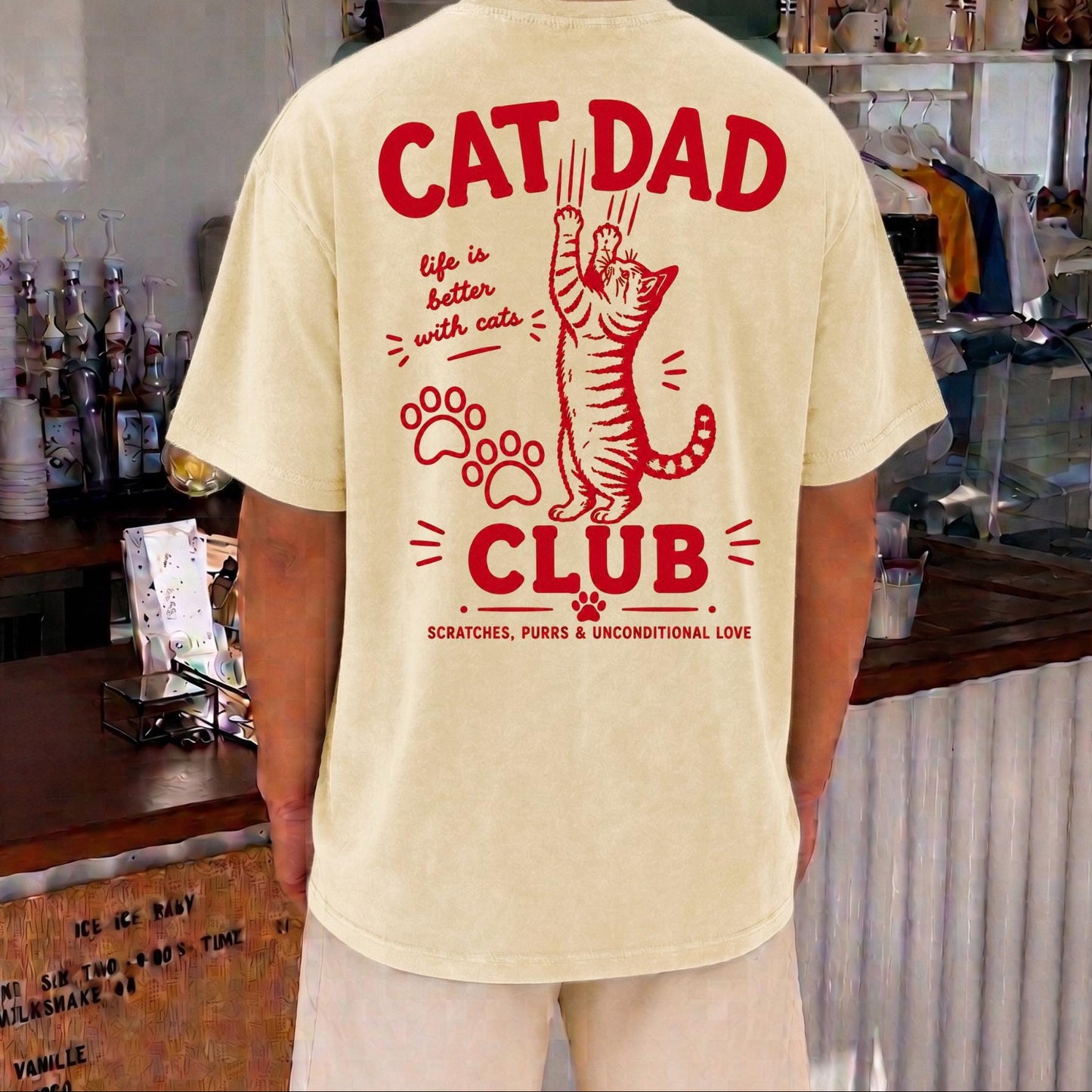 Cat Dad Club Tee V3