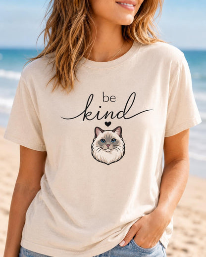 Be Kind Ragdoll Cat T-Shirt