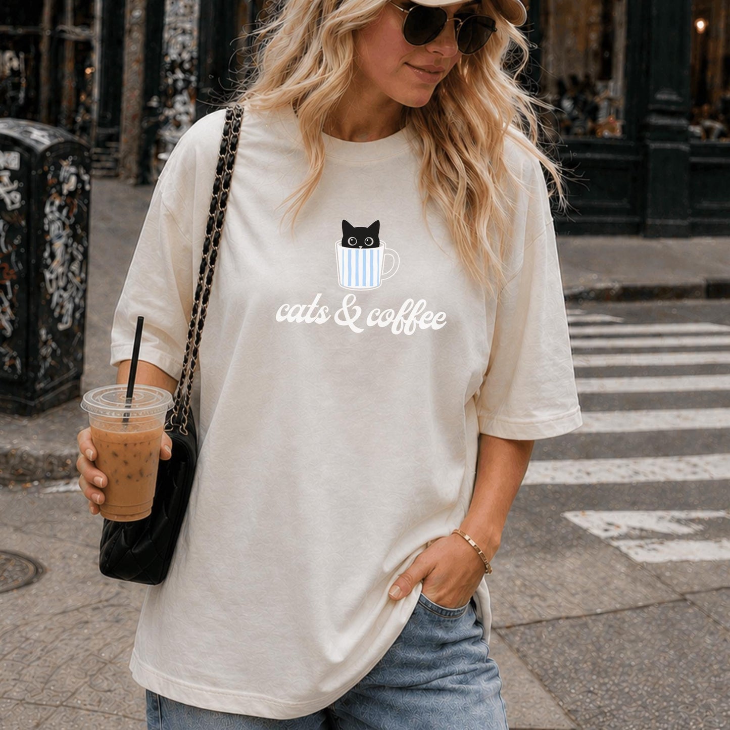 Cats And Coffee Shirt V1