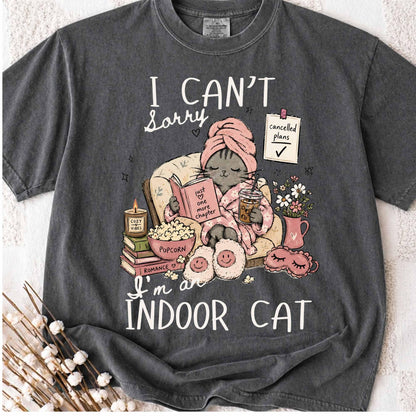 Cat Books Coffee Lover Tee