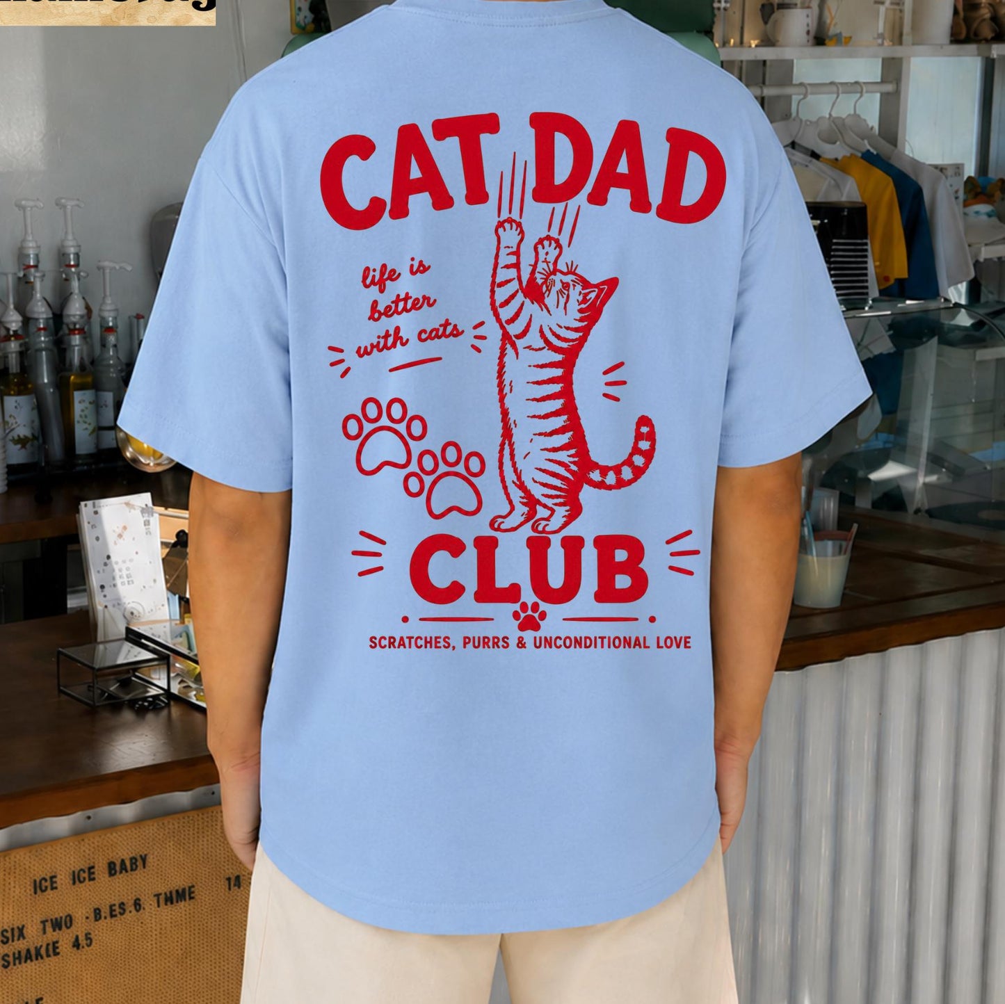 Cat Dad Club Tee V3