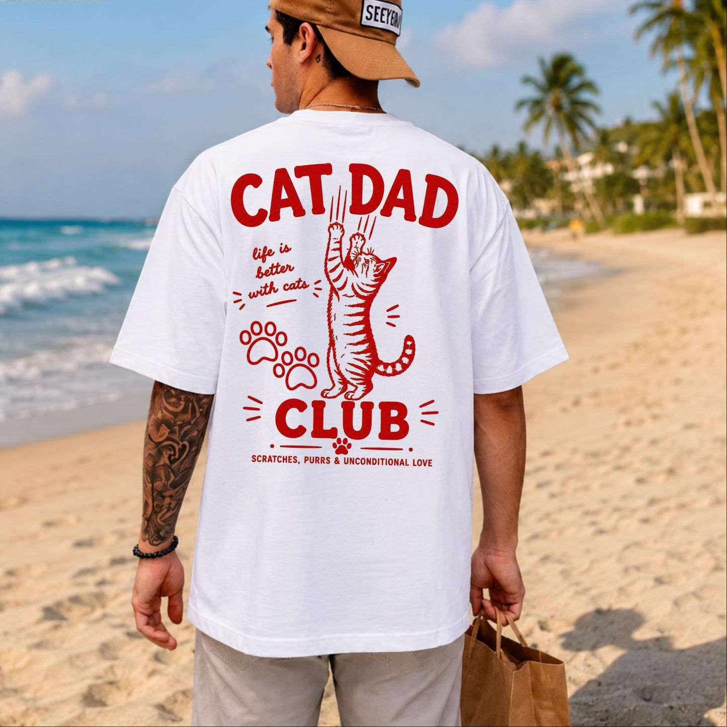 Cat Dad Club Tee V3