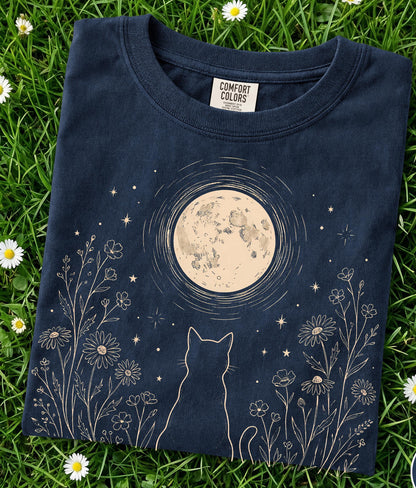 Minimalist Cat Lover T-Shirt