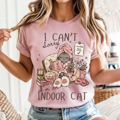 Cat Books Coffee Lover Tee