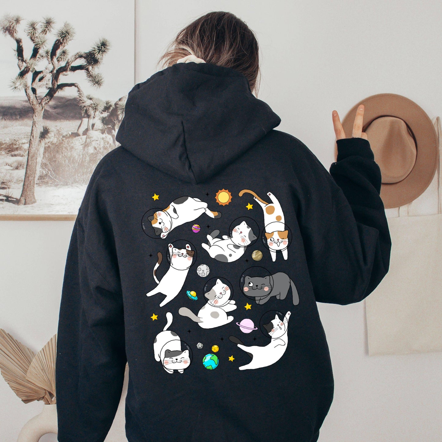 Cats In Space Hoodie