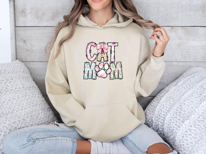 Cat Paw Print Hoodie V4