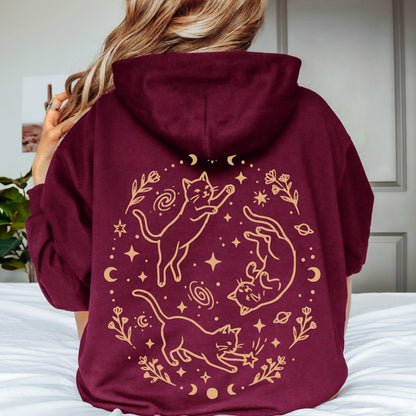 Starlit Cat Trio Hoodie