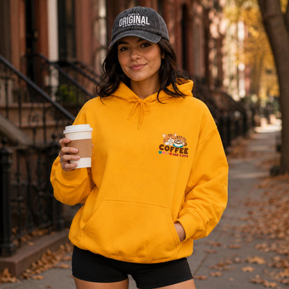 Cat Lover Coffee Hoodie