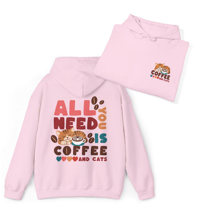 Cat Lover Coffee Hoodie