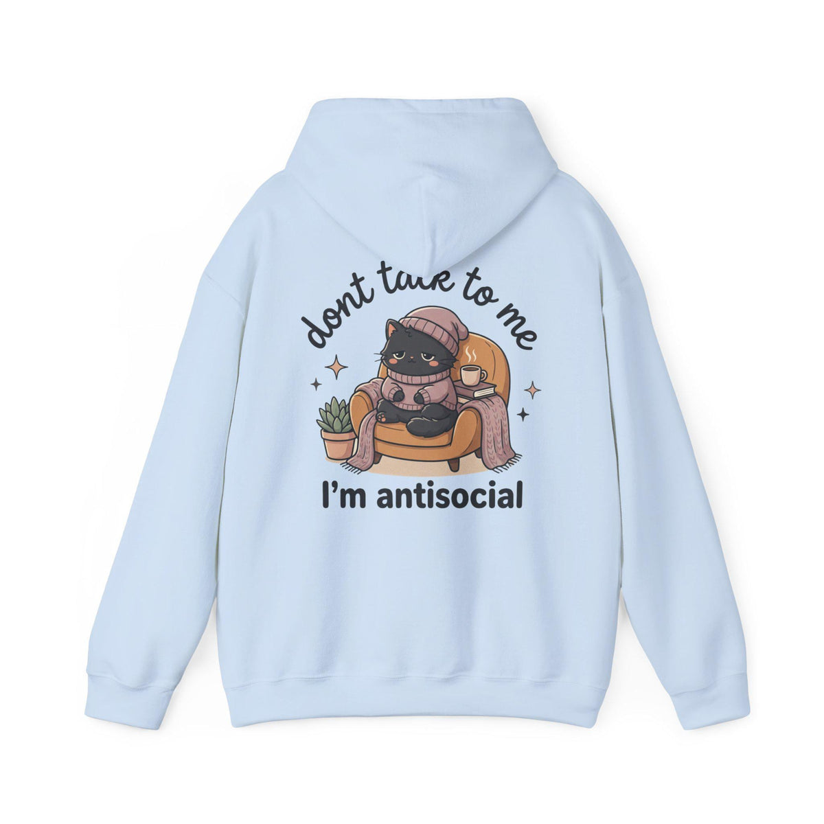 Funny Introvert Cat Hoodie