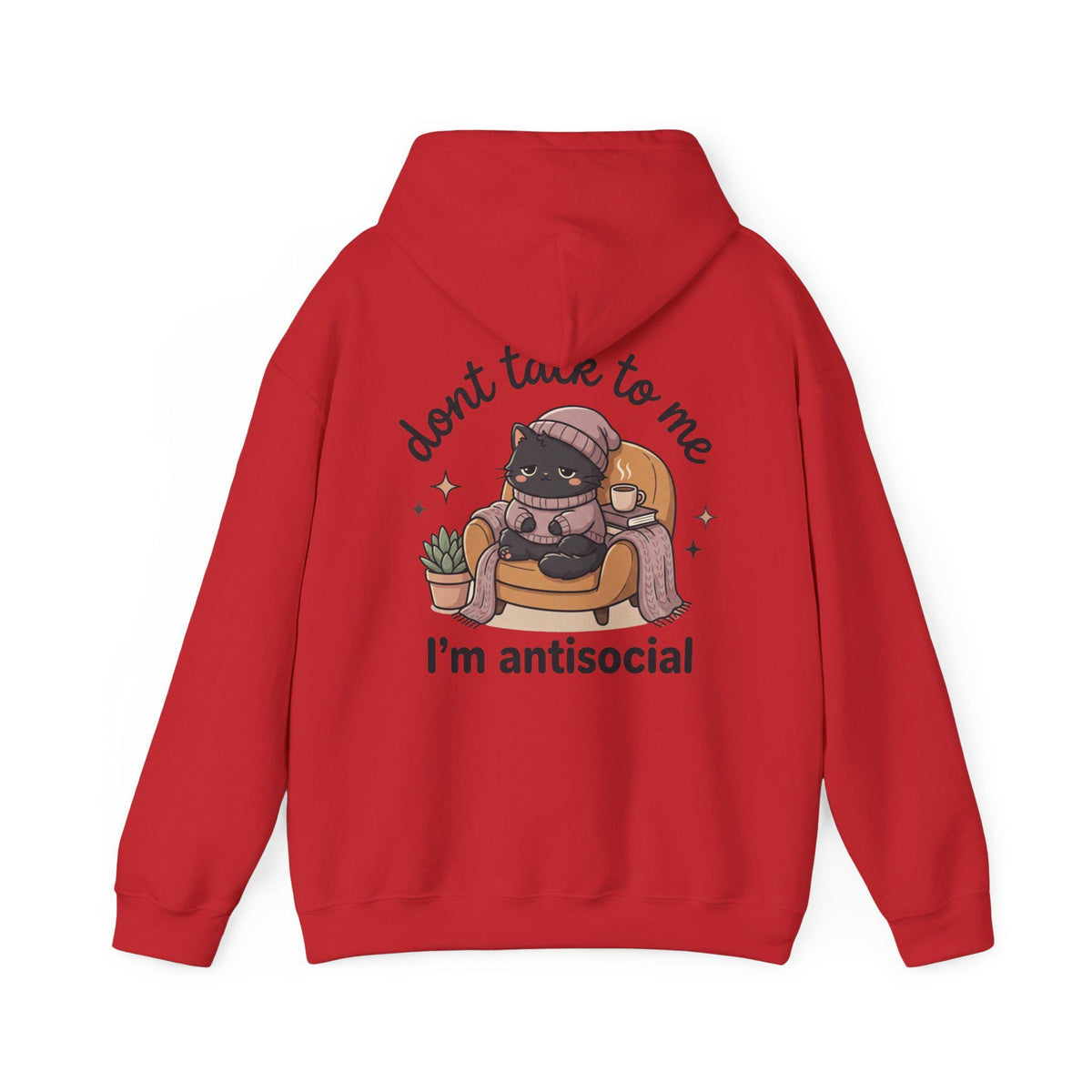 Funny Introvert Cat Hoodie