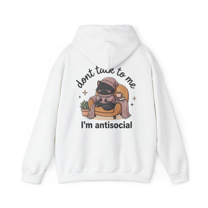Funny Introvert Cat Hoodie