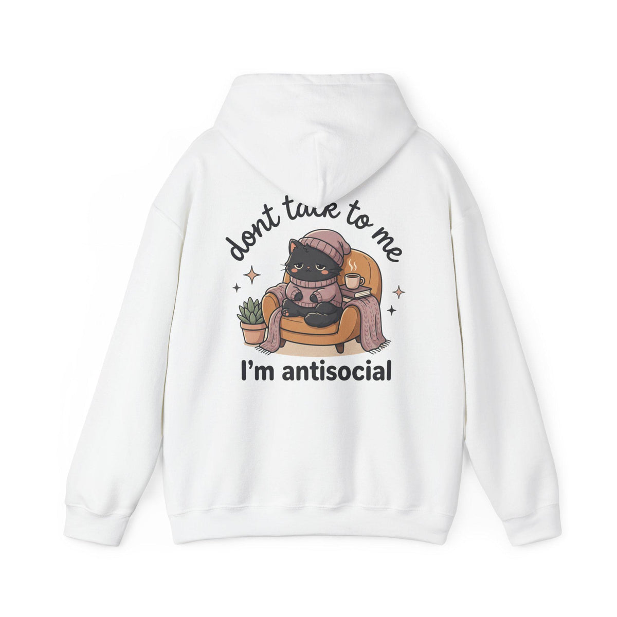 Funny Introvert Cat Hoodie V1