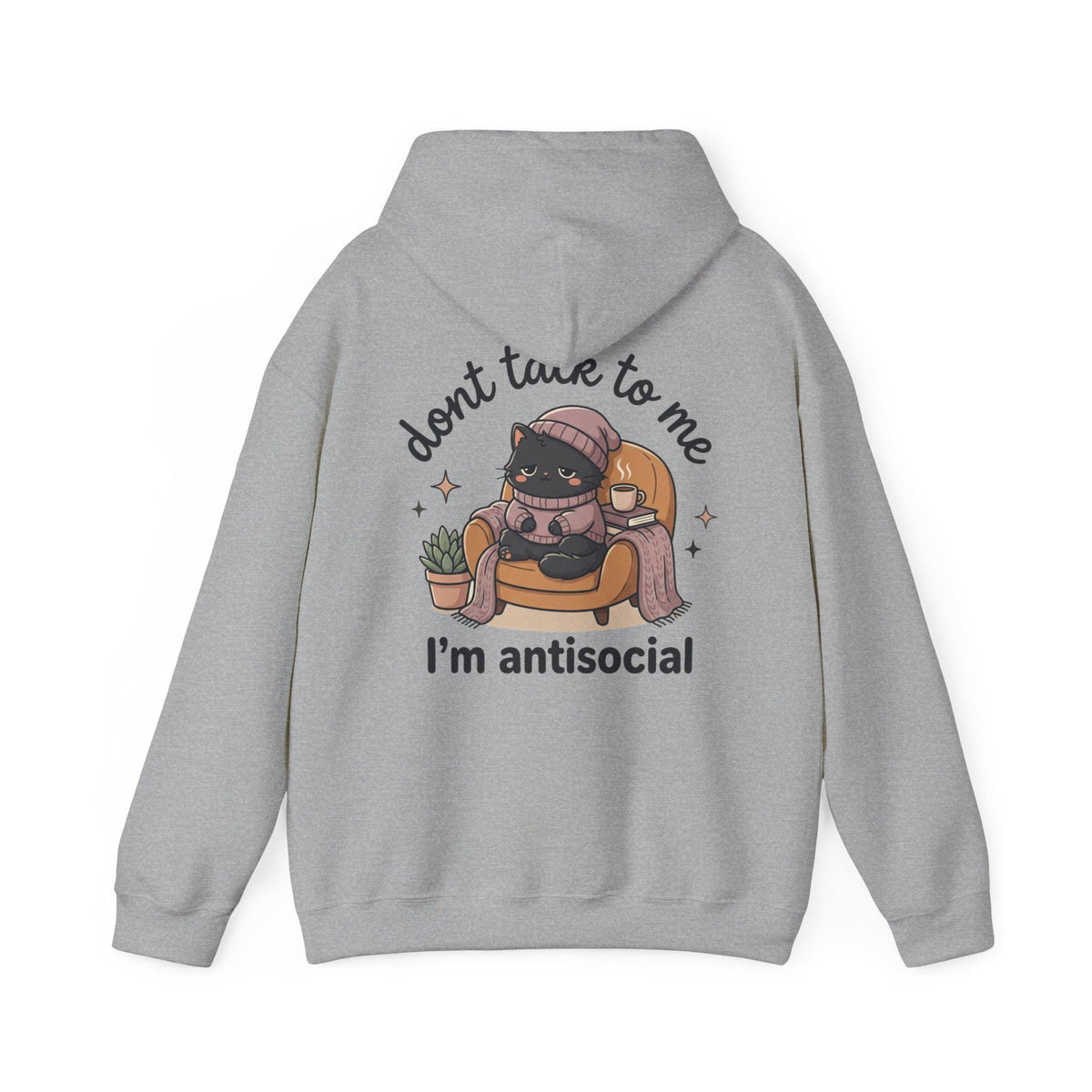 Funny Introvert Cat Hoodie
