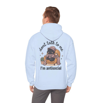 Funny Introvert Cat Hoodie