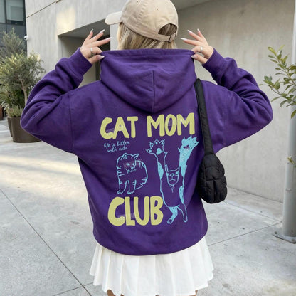 Cat Mom Hoodie V7