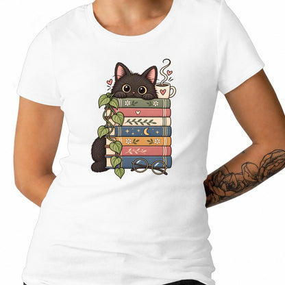 Bookish Cat T-Shirt V3
