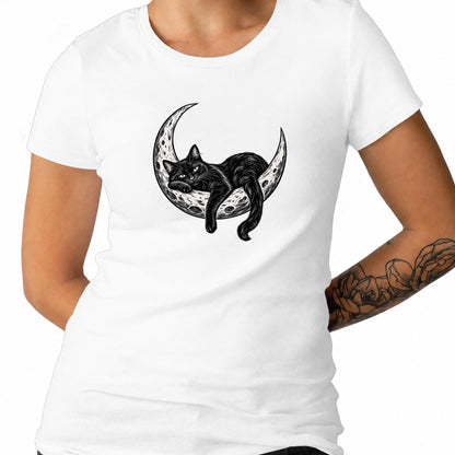 Black Cat Moon T-Shirt