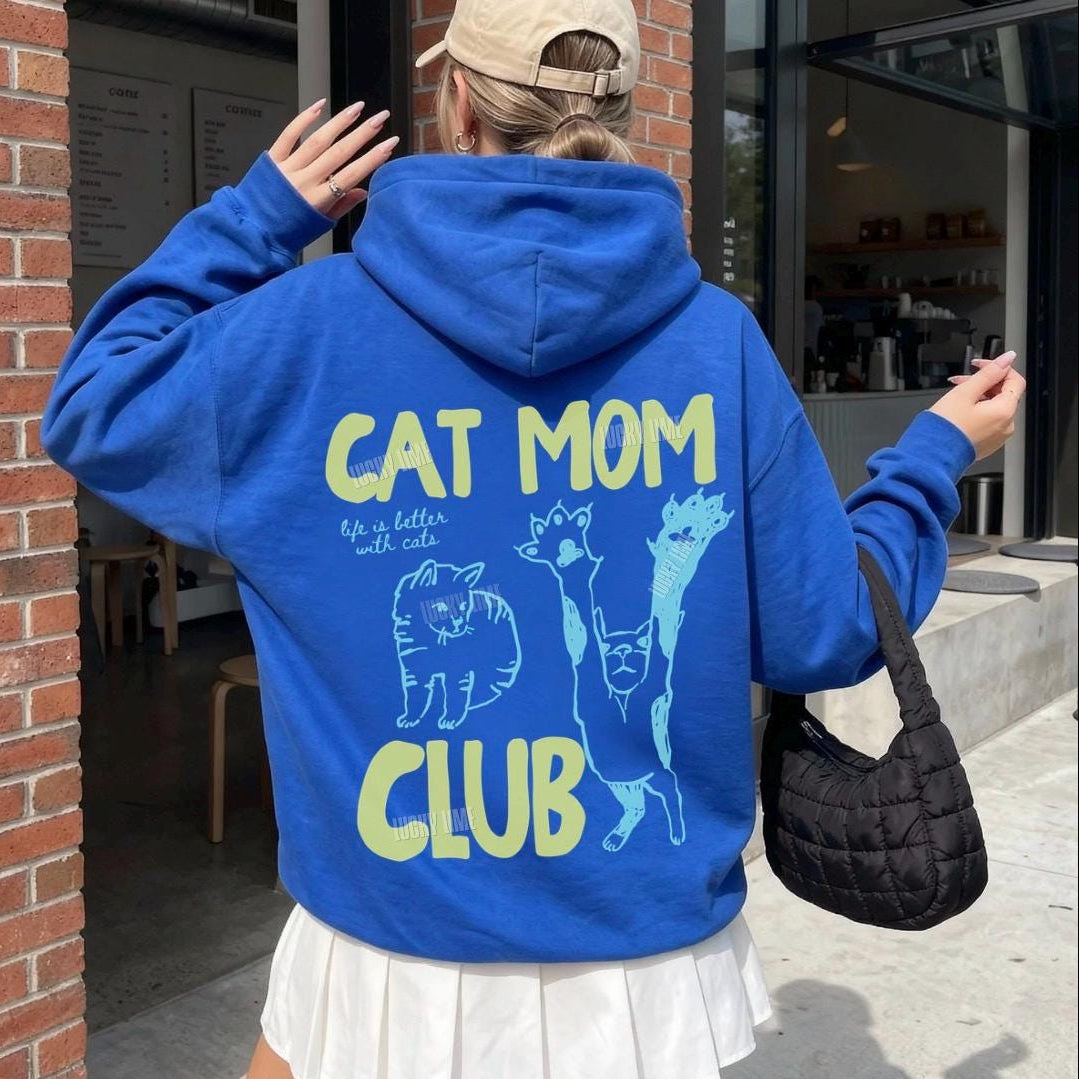 Cat Mom Hoodie V7