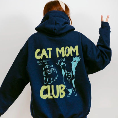 Cat Mom Hoodie V7