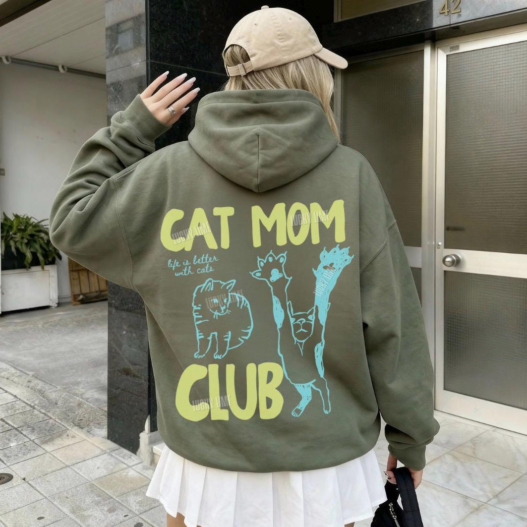 Cat Mom Hoodie V7
