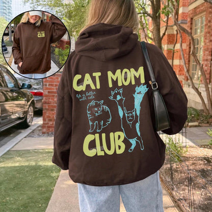 Cat Mom Hoodie V7