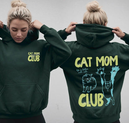Cat Mom Hoodie V7